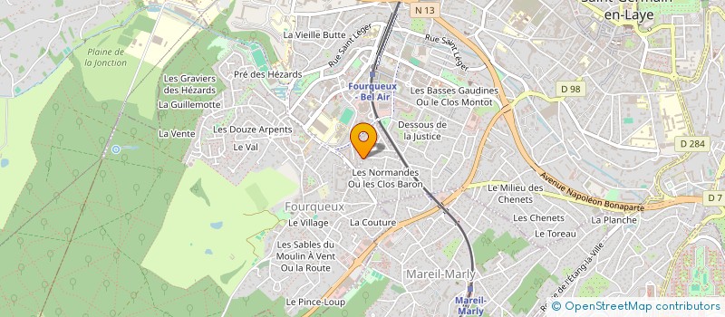 localisation de l'entreprise CAP 2A  SAINT-GERMAIN-EN-LAYE