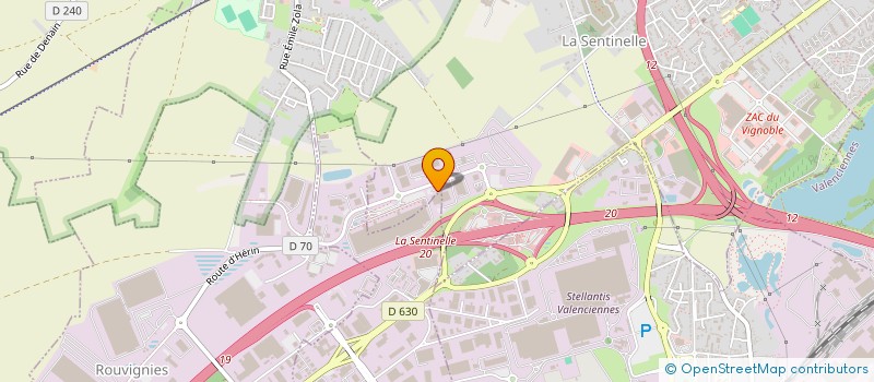 localisation de l'entreprise CAP 2G  LA SENTINELLE