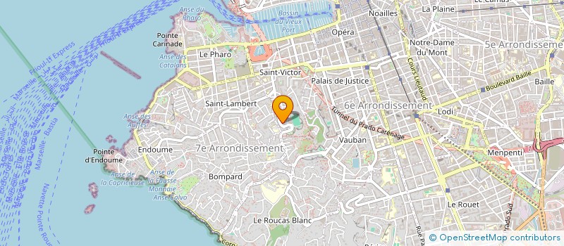 localisation de l'entreprise CAP 2M à MARSEILLE