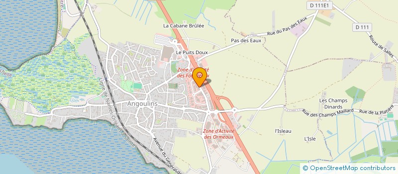 localisation de l'entreprise CAP 2M  ANGOULINS