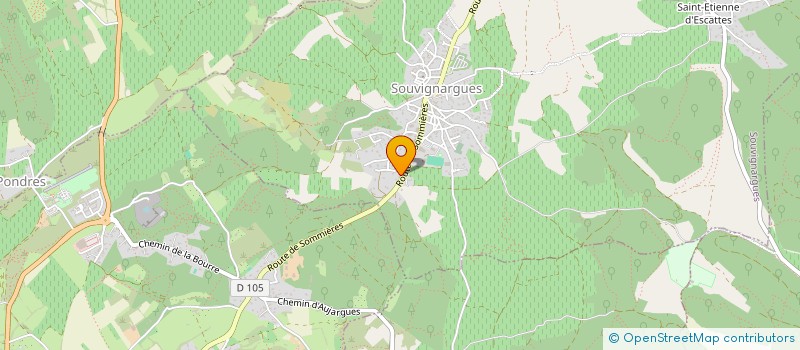 localisation de l'entreprise CAP 30  SOUVIGNARGUES