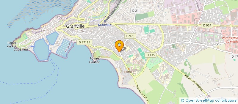 localisation de l'entreprise CAP 330 à GRANVILLE