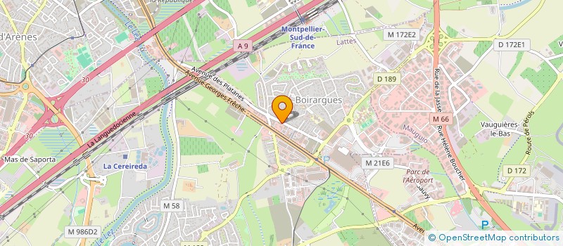 localisation de l'entreprise CAP 34 à LATTES