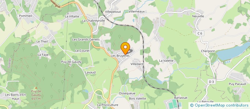 localisation de l'entreprise CAP à GUERET