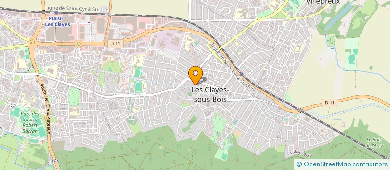 localisation de l'entreprise CAP 35 à LES CLAYES-SOUS-BOIS