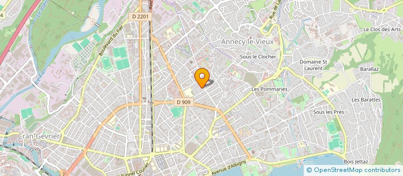 localisation de l'entreprise CAP 4 HUMAN à ANNECY