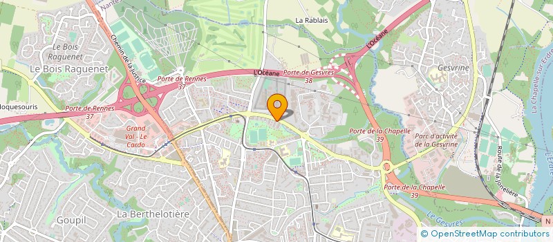 localisation de l'entreprise CAP 44 CONSTRUIRE UNE AGRICULTURE PAYSANNE PERFORMANTE PLURIELLE à NANTES