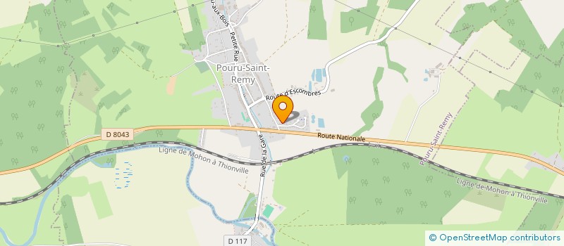 localisation de l'entreprise CAP  POURU-SAINT-REMY