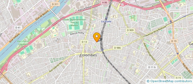 localisation de l'entreprise CAP  COLOMBES