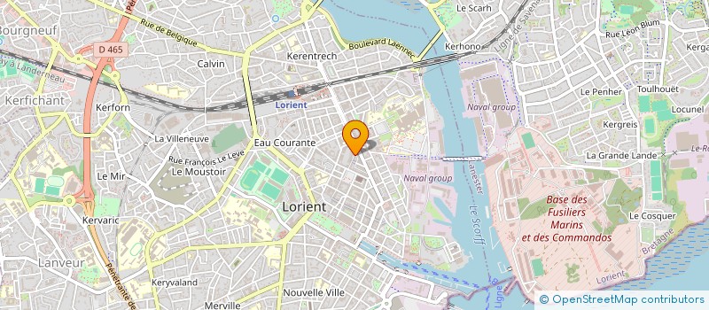 localisation de l'entreprise CAP 56  LORIENT