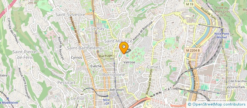 localisation de l'entreprise CAP 6 DEGRES 34 EST  NICE