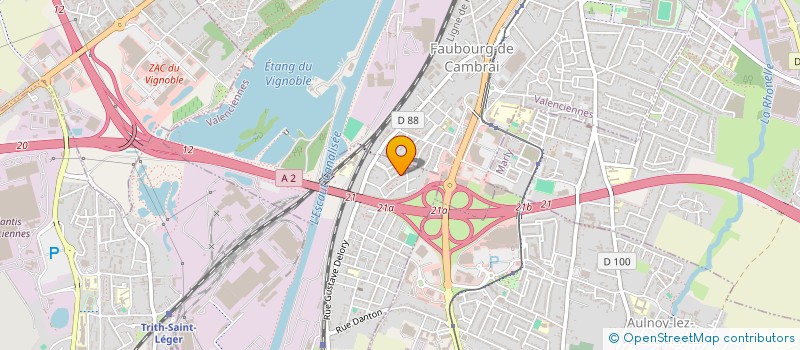 localisation de l'entreprise CAP 6 PROD à TRITH-SAINT-LEGER