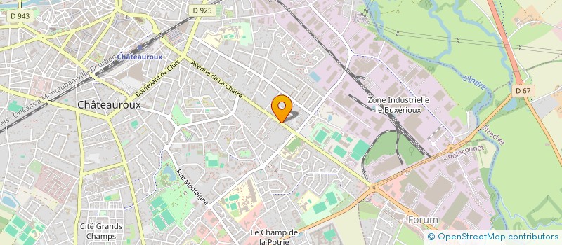 localisation de l'entreprise CAP 7 MEDIA à CHATEAUROUX