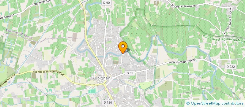 localisation de l'entreprise CAP  AUBIGNAN