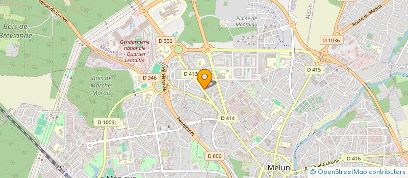 localisation de l'entreprise CAP 77 - CENTRE D'AFFAIRES PATTON 77 à MELUN