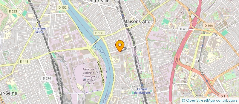 localisation de l'entreprise CAP 80 ASSURANCES à ALFORTVILLE