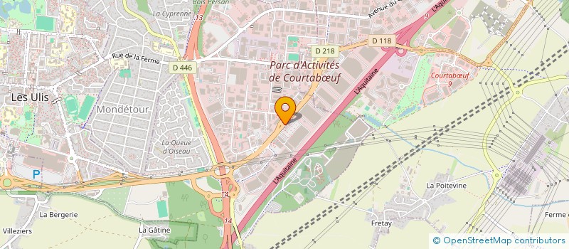 localisation de l'entreprise CAP à LES ULIS