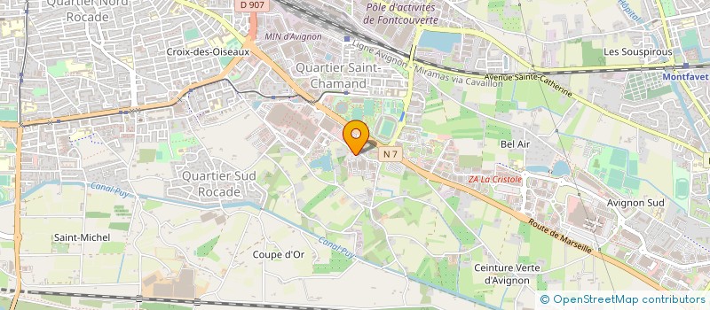 localisation de l'entreprise CAP 84 à AVIGNON