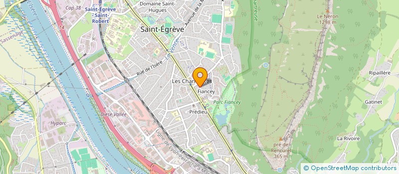 localisation de l'entreprise CAP à SAINT-EGREVE