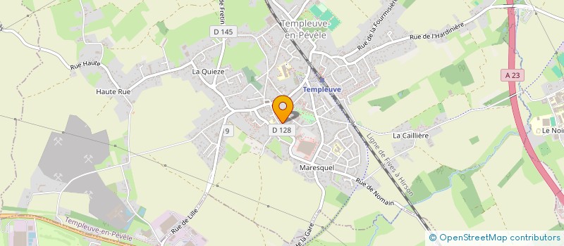 localisation de l'entreprise CAP  TEMPLEUVE EN PEVELE