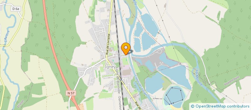 localisation de l'entreprise CAP  IGNEY