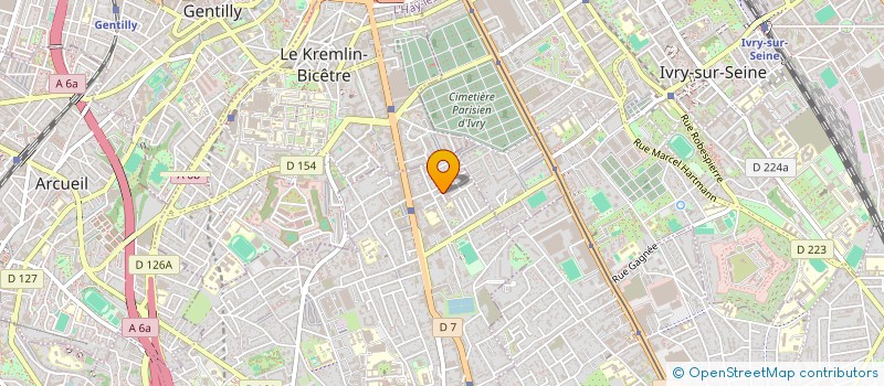 localisation de l'entreprise CAP à VILLEJUIF