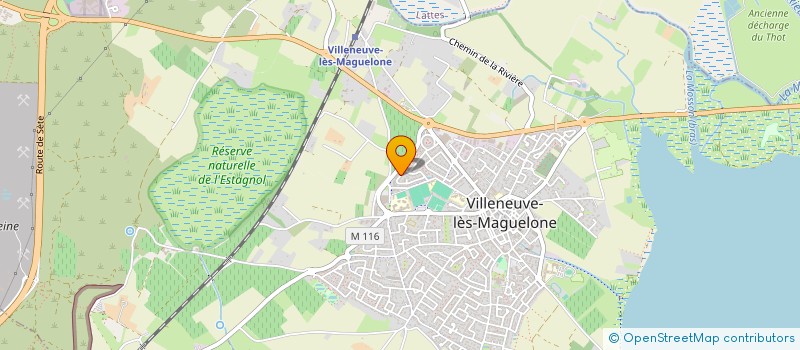 localisation de l'entreprise CAP  VILLENEUVE-LES-MAGUELONE