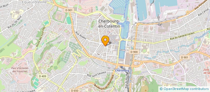 localisation de l'entreprise CAP  CHERBOURG-EN-COTENTIN