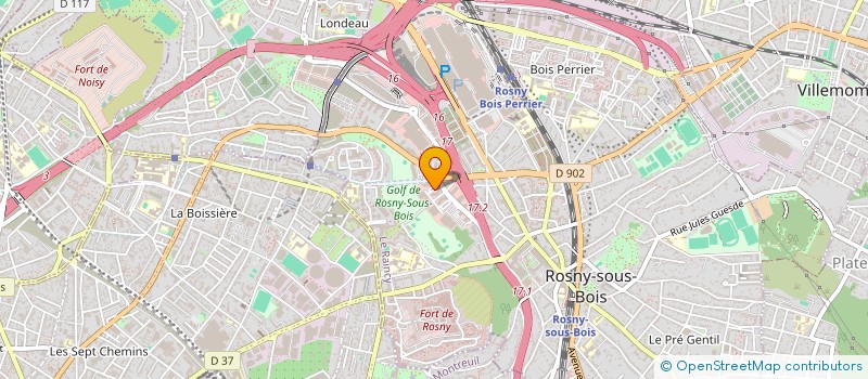 localisation de l'entreprise CAP A CITE à ROSNY-SOUS-BOIS