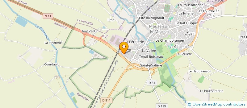 localisation de l'entreprise CAP A L'OUEST à MAUZE-SUR-LE-MIGNON