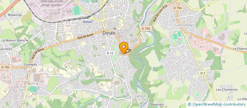 localisation de l'entreprise CAP A L'OUEST  DINAN