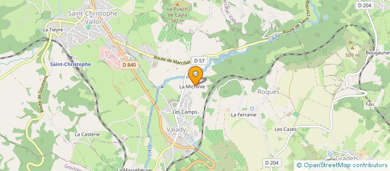 localisation de l'entreprise CAP A L'OUSTAL  VALADY