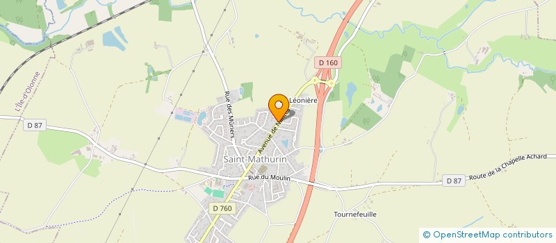 localisation de l'entreprise CAP A LA MER à SAINT-MATHURIN