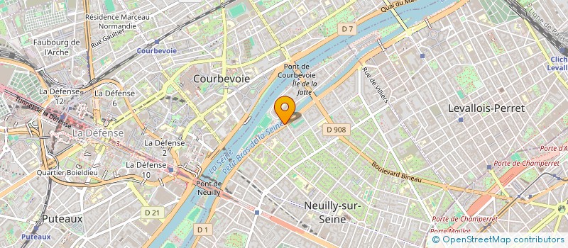 localisation de l'entreprise CAP A SUIVRE à NEUILLY-SUR-SEINE