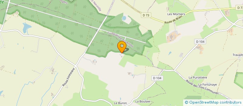 localisation de l'entreprise CAP A VENIR  BECON-LES-GRANITS