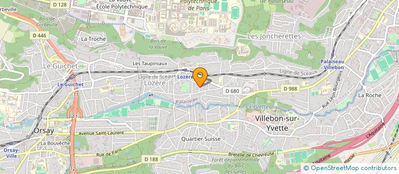localisation de l'entreprise CAP'ABLE à PALAISEAU