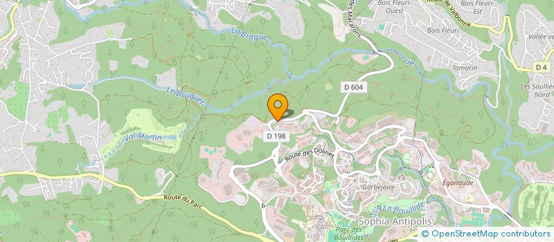 localisation de l'entreprise CAP ACCESS à VALBONNE