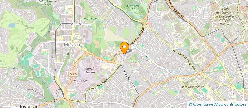 localisation de l'entreprise CAP AFRICA à MONTPELLIER