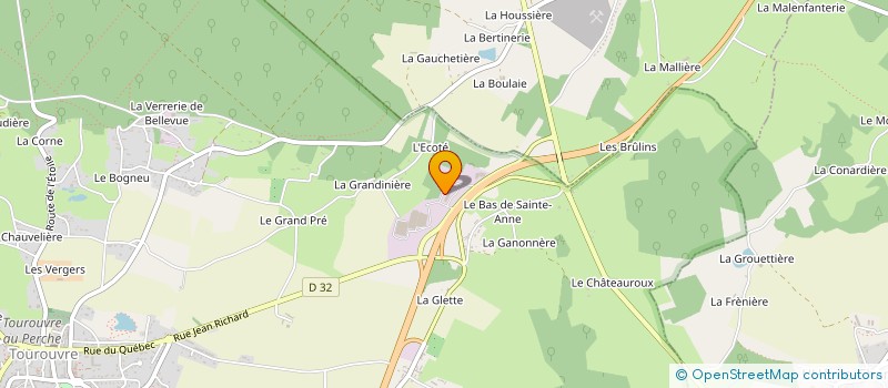 localisation de l'entreprise CAP'AGRI à TOUROUVRE AU PERCHE