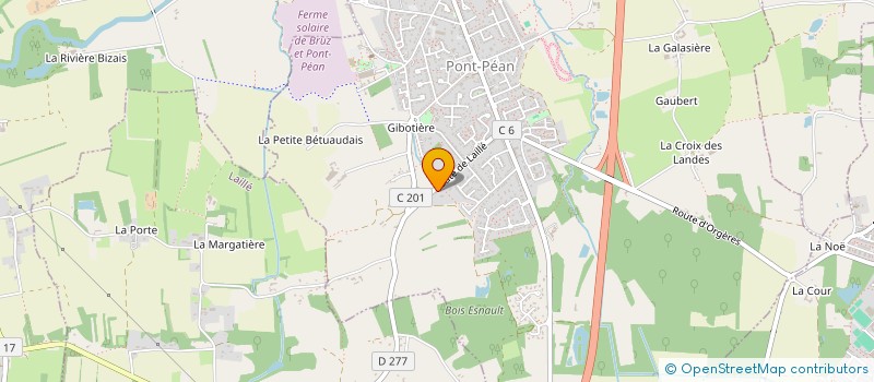 localisation de l'entreprise CAP'AILE  PONT-PEAN