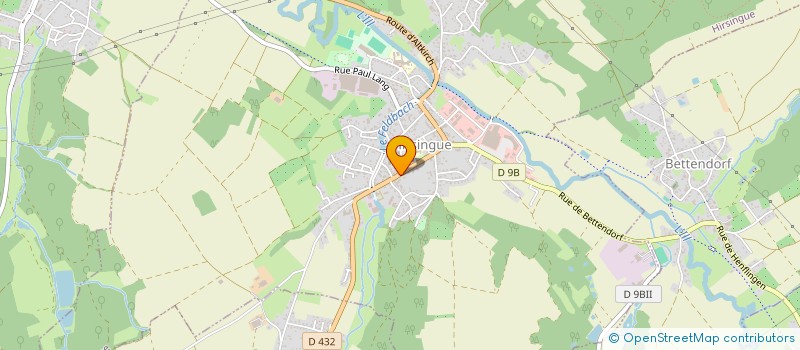 localisation de l'entreprise CAP AILLEURS  HIRSINGUE