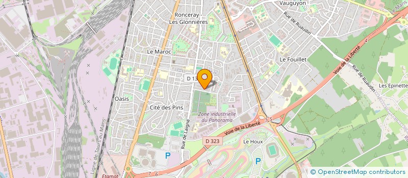localisation de l'entreprise CAP AIR FORMATION à LE MANS
