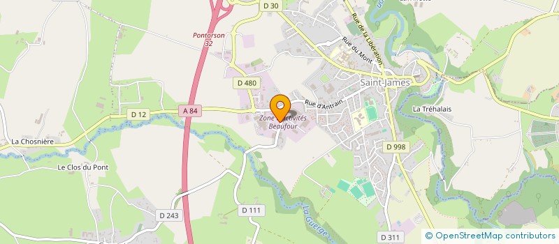 localisation de l'entreprise CAP ALIZEA INVEST  SAINT-JAMES