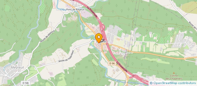 localisation de l'entreprise CAP ALLIANCE  MEYREUIL