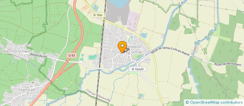 localisation de l'entreprise CAP-ALSACE  HERRLISHEIM-PRES-COLMAR