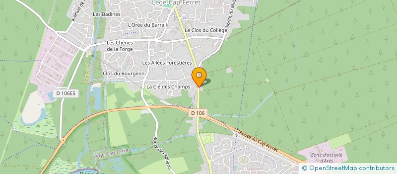 localisation de l'entreprise CAP ALU à ARES