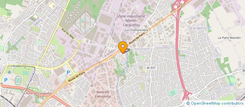 localisation de l'entreprise CAP'AMIANTE à NANTES