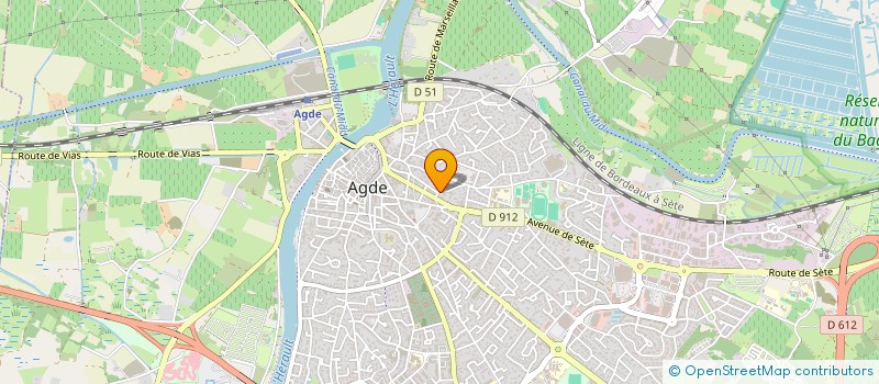 localisation de l'entreprise CAP AMUSEMENTS à AGDE