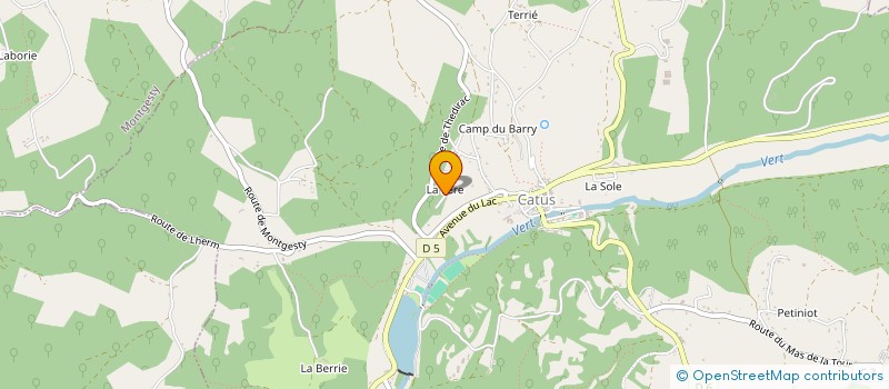 localisation de l'entreprise CAP AND CO  CATUS