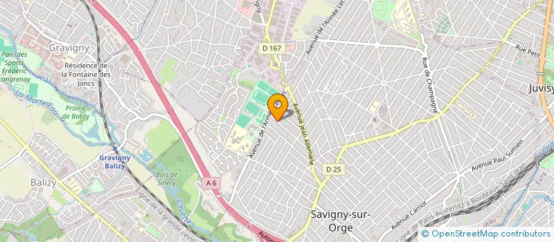 localisation de l'entreprise CAP ANGEL2  SAVIGNY-SUR-ORGE